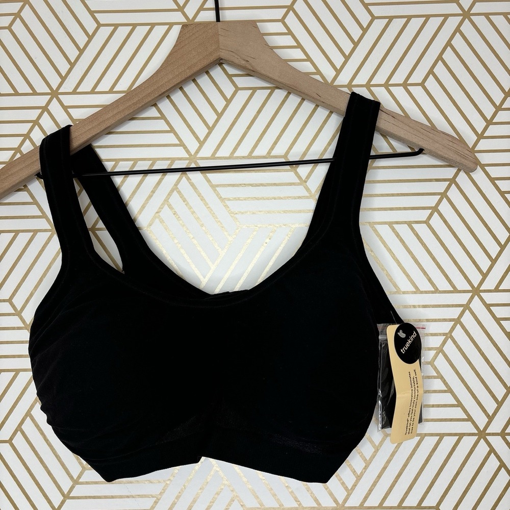 Shapermint Truekind XL Supportive Daily Comfort Wireless Shaping Bra Black